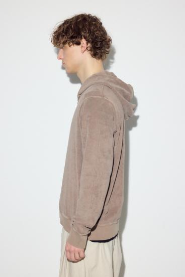 ソフトパイルジップアップフーディー 詳細画像