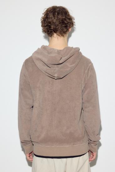 ソフトパイルジップアップフーディー 詳細画像