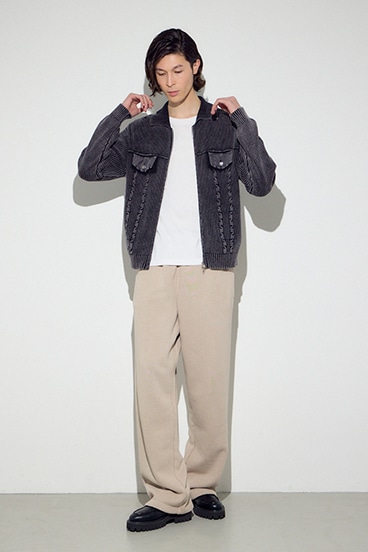 裏起毛リラックスパンツ 詳細画像