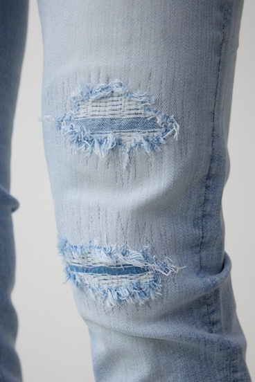 AZUL DENIM リペアスキニー 詳細画像