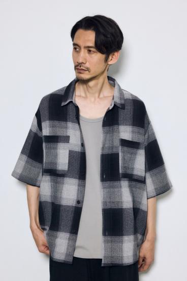 チェック半袖SH 詳細画像