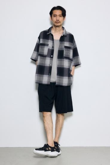 チェック半袖SH 詳細画像