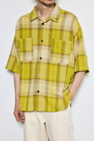 チェック半袖SH