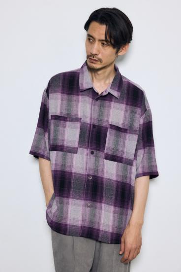 チェック半袖SH 詳細画像