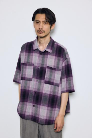 チェック半袖SH 詳細画像