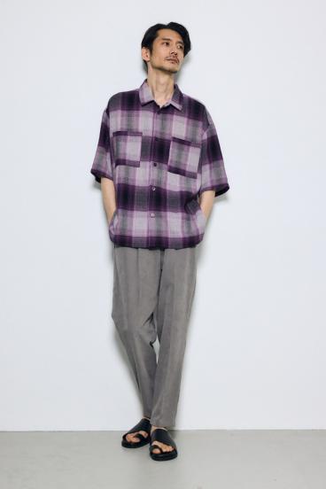 チェック半袖SH 詳細画像