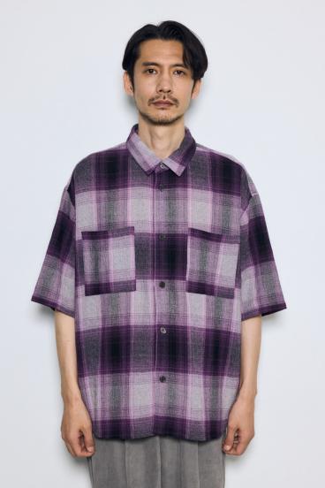 チェック半袖SH 詳細画像