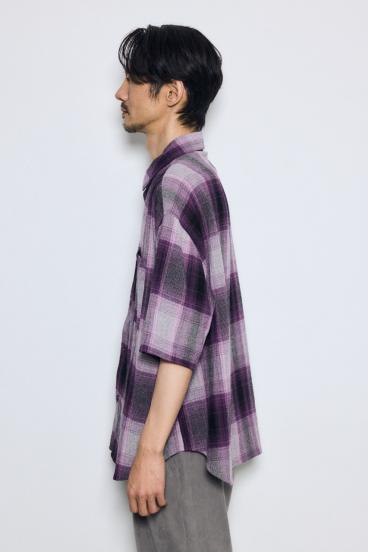 チェック半袖SH 詳細画像