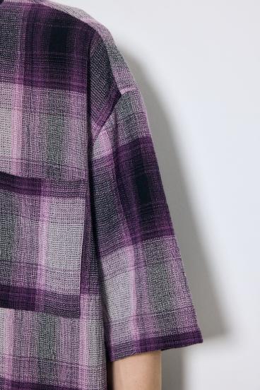 チェック半袖SH 詳細画像