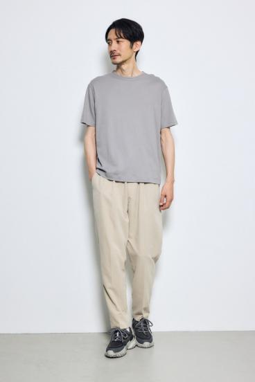 接触冷感フェイクスエードスリムパンツ 詳細画像