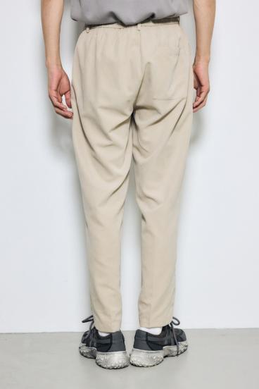 接触冷感フェイクスエードスリムパンツ 詳細画像