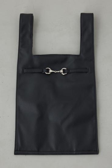 合皮ショッピングバッグ