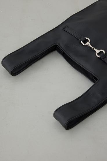 合皮ショッピングバッグ 詳細画像