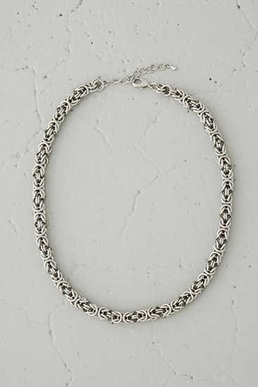 スパイラルノットネックレス 詳細画像