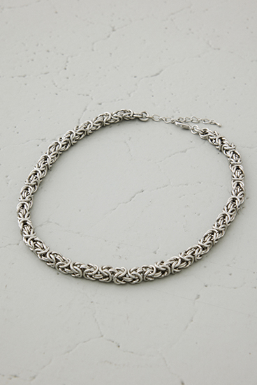 スパイラルノットネックレス 詳細画像