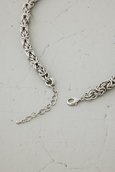 スパイラルノットネックレス 詳細画像