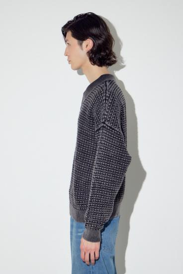 ヴィンテージウォッシュニットポロ 詳細画像