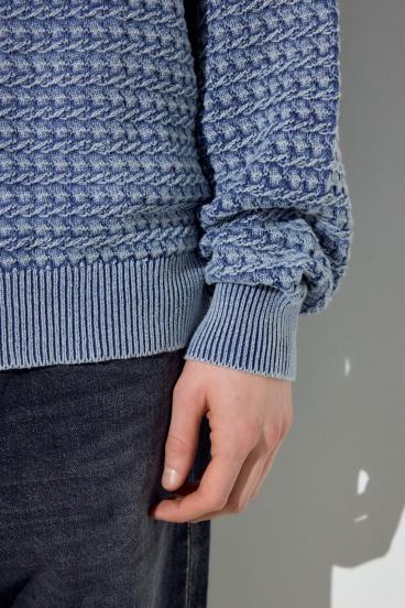 ヴィンテージウォッシュニットポロ 詳細画像