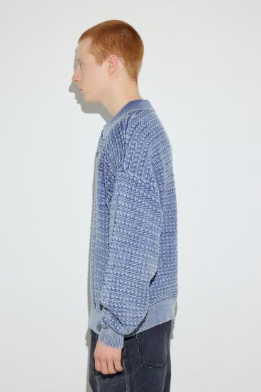 ヴィンテージウォッシュニットポロ 詳細画像