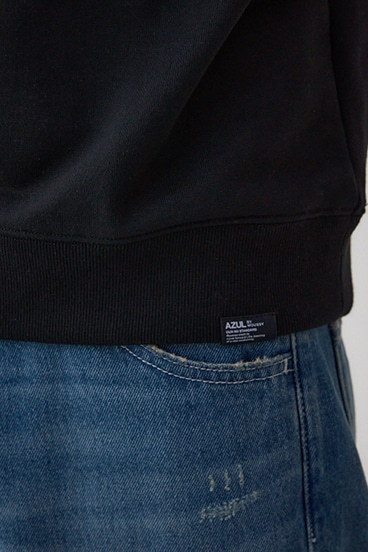 フェイドプリントスウェットトップス 詳細画像