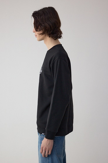 フェイドプリントスウェットトップス 詳細画像