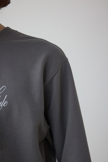 フェイドプリントスウェットトップス 詳細画像