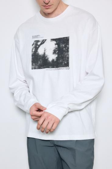 FOREST グラフィック長袖Tシャツ