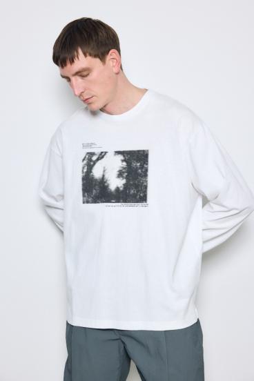 FOREST グラフィック長袖Tシャツ