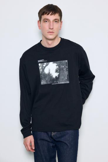 FOREST グラフィック長袖Tシャツ 詳細画像