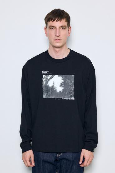 FOREST グラフィック長袖Tシャツ 詳細画像