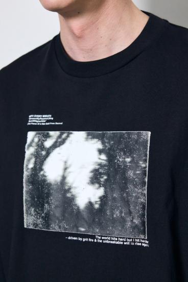 FOREST グラフィック長袖Tシャツ 詳細画像