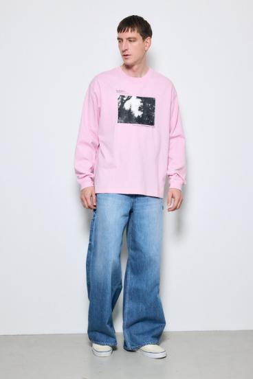 FOREST グラフィック長袖Tシャツ 詳細画像