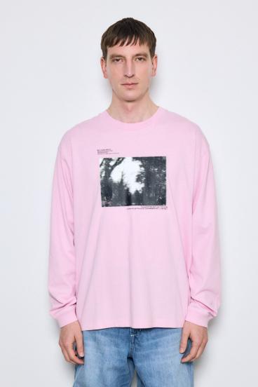 FOREST グラフィック長袖Tシャツ 詳細画像