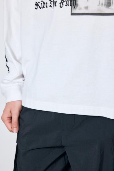 袖ロゴ長袖Tシャツ 詳細画像