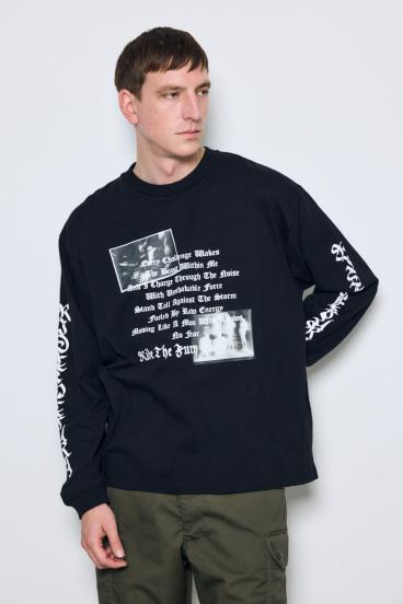 袖ロゴ長袖Tシャツ 詳細画像