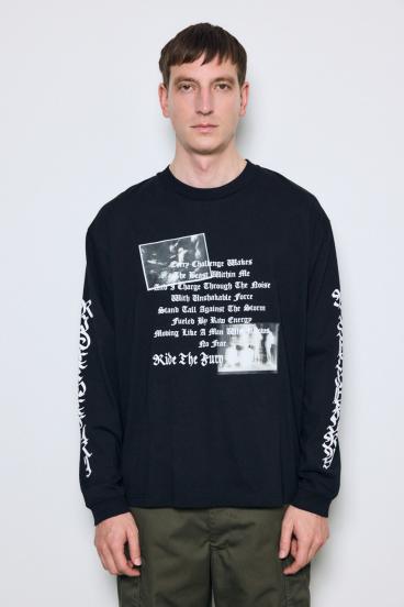 袖ロゴ長袖Tシャツ 詳細画像