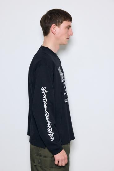 袖ロゴ長袖Tシャツ 詳細画像