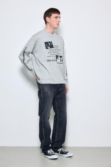 袖ロゴ長袖Tシャツ 詳細画像