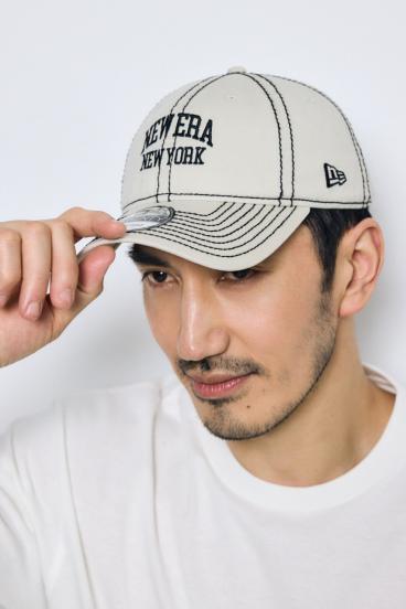 【NEW ERA×AZUL】 配色ステッチキャップ