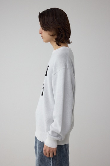 RAP HIP HOPグラフィックニット 詳細画像