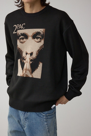 RAP HIP HOPグラフィックニット