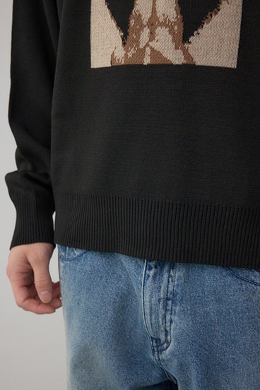 RAP HIP HOPグラフィックニット 詳細画像