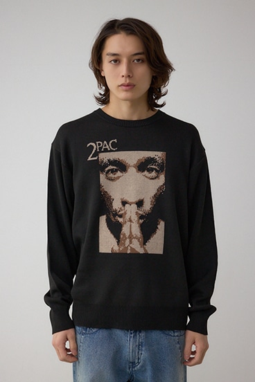 RAP HIP HOPグラフィックニット 詳細画像