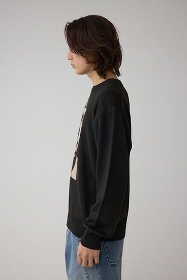 RAP HIP HOPグラフィックニット 詳細画像