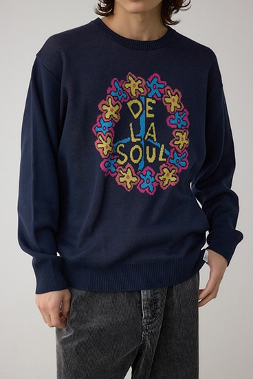 RAP HIP HOPグラフィックニット