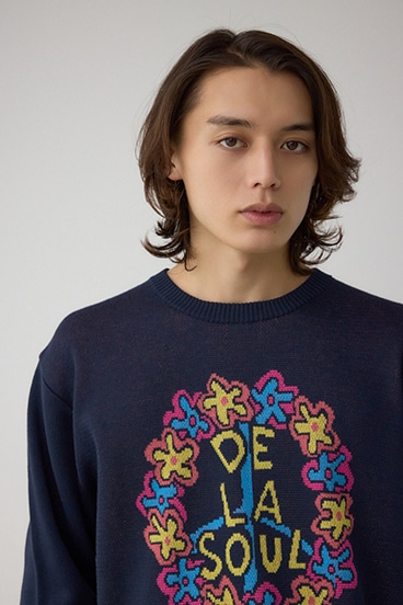 RAP HIP HOPグラフィックニット