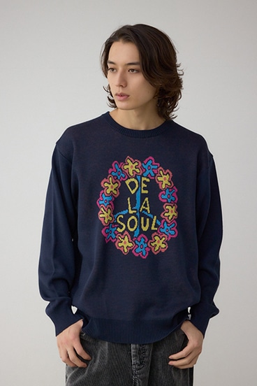 RAP HIP HOPグラフィックニット 詳細画像