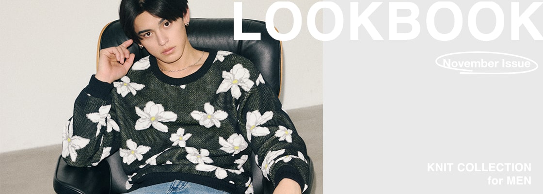 LOOKBOOK November Issue KNIT COLLECTION for MEN