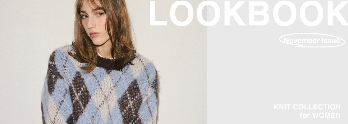 LOOKBOOK november Issue KNIT COLLECTION for WOMEN