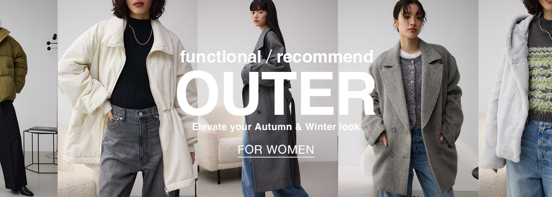 functional / recommend OUTER Elevate your Autumn & Winter look for women